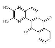 2,3-dihydroxy-naphth[2,3-f]quinoxaline-7,12-dione Structure