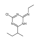 4-butan-2-yl-6-chloro-N-ethyl-1,3,5-triazin-2-amine Structure