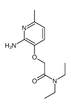 2-(2-amino-6-methylpyridin-3-yl)oxy-N,N-diethylacetamide Structure