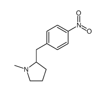 2-(4-nitrobenzyl)-1-methylpyrrolidine Structure