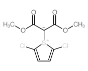 Thiophenium, 2,5-dichloro-, 2-methoxy-1-(methoxycarbonyl)-2-oxoethylide picture