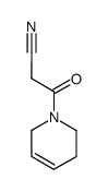 N-cyanoacetyl-1,2,3,6-tetrahydropyridine Structure