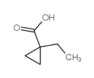 2-Ethylcyclopropane-1-carboxylic acid Structure