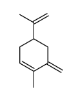 1-methyl-6-methylidene-4-prop-1-en-2-ylcyclohexene Structure