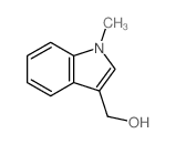 (1-methylindol-3-yl)methanol structure