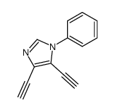 4,5-diethynyl-1-phenyl-1H-imidazole结构式