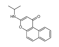 3-(propan-2-ylamino)benzo[f]chromen-1-one结构式