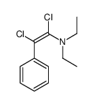 1,2-dichloro-N,N-diethyl-2-phenylethenamine Structure