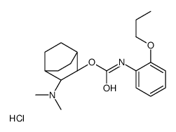 [(2S,3S)-2-(dimethylamino)-3-bicyclo[2.2.2]octanyl] N-(2-propoxyphenyl)carbamate,hydrochloride结构式