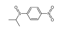 isopropyl 4-nitrophenyl sulfoxide Structure