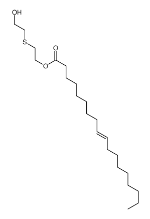 (Z)-9-Octadecenoic acid 2-[(2-hydroxyethyl)thio]ethyl ester结构式