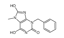 N-Phenylmethyl-7-Methyluric Acid structure