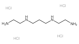 1,3-PROPANEDIAMINE,N,N'-BIS(2-AMINOETHYL), TETRAHYDROCHLORIDE Structure