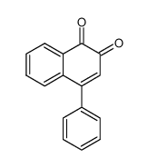 4-phenylnaphthalene-1,2-dione Structure