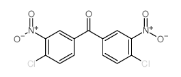 Methanone,bis(4-chloro-3-nitrophenyl)- structure