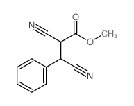 methyl 2,3-dicyano-3-phenyl-propanoate Structure