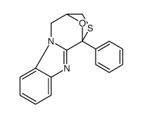 1,4-Epoxy-1H,3H-(1,4)thiazepino(4,3-a)benzimidazole, 4,5-dihydro-1-phe nyl-结构式