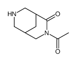 3,7-Diazabicyclo[3.3.1]nonan-2-one,3-acetyl-结构式