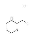 2-(chloromethyl)-1,4,5,6-tetrahydropyrimidine结构式