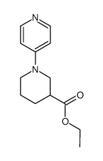 1-(4-PYRIDINYL)-3-PIPERIDINECARBOXYLIC ACID ETHYL ESTER结构式