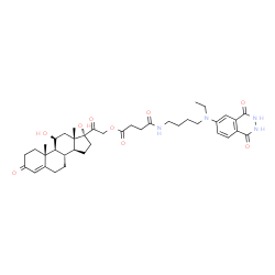 cortisol-21-hemisuccinate-aminobutylethylisoluminol结构式