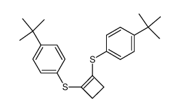 1,2-bis(p-tert-butylphenylthio)cyclobutene结构式