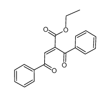 ethyl 2-benzoyl-4-oxo-4-phenylbut-2-enoate Structure