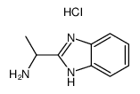 1-(1H-苯并[d]咪唑-2-基)乙-1-胺盐酸盐结构式