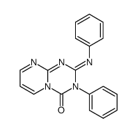 3-Phenyl-2-phenylimino-pyrimido[1,2-a]-1,3,5-triazin-4-on Structure