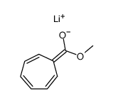 Lithium-8-methoxyheptafulven-8-olat结构式