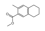 3-methyl-5,6,7,8-tetrahydro-[2]naphthoic acid methyl ester结构式