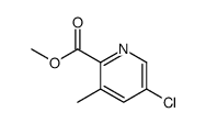 methyl 5-chloro-3-methylpyridine-2-carboxylate Structure