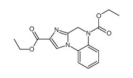 diethyl 4H-imidazo[1,2-a]quinoxaline-2,5-dicarboxylate结构式