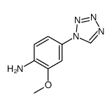 2-methoxy-4-(1H-tetrazol-1-yl)aniline(SALTDATA: FREE)图片