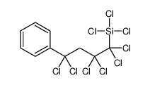 trichloro-(1,1,2,2,4,4-hexachloro-4-phenylbutyl)silane Structure