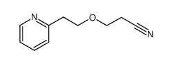 3-(2-(pyridin-2-yl)ethoxy)propanenitrile Structure