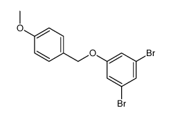 1,3-dibromo-5-[(4-methoxyphenyl)methoxy]benzene结构式