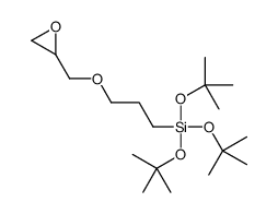 tris[(2-methylpropan-2-yl)oxy]-[3-(oxiran-2-ylmethoxy)propyl]silane Structure