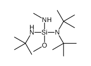 N-[(ditert-butylamino)-methoxy-(methylamino)silyl]-2-methylpropan-2-amine Structure