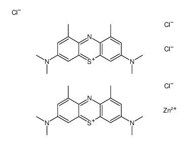 1,9-Dimethyl-Methylene Blue zinc chloride double salt Structure