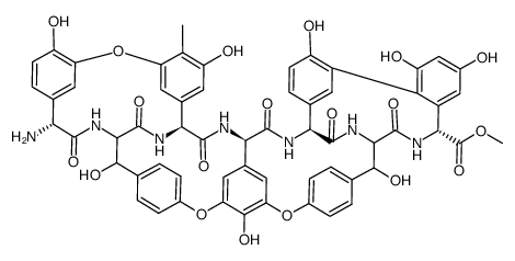 ristocetin A aglicone结构式