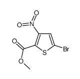 methyl 5-bromo-3-nitrothiophene-2-carboxylate structure