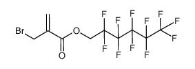 2-bromomethyl-acrylic acid 2,2,3,3,4,4,5,5,6,6,6-undecafluoro-hexyl ester Structure