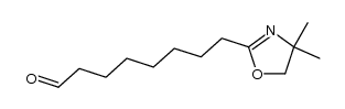 4,4-Dimethyl-2-(8-oxooctyl)-4,5-dihydro-1,3-oxazole Structure