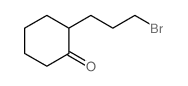 2-(3-bromopropyl)cyclohexan-1-one Structure