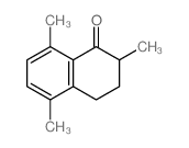 1(2H)-Naphthalenone,3,4-dihydro-2,5,8-trimethyl-结构式