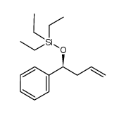 (S)-triethyl((1-phenylbut-3-en-1-yl)oxy)silane结构式