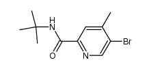 (5-bromo-4-methylpyridin-2-yl)-N-t-butyl carboxylic amide Structure