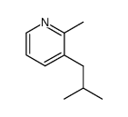 Pyridine, 2-methyl-3-(2-methylpropyl)- (9CI) structure