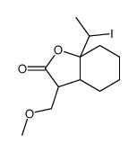 7a-(1-iodoethyl)-3-(methoxymethyl)-3,3a,4,5,6,7-hexahydro-1-benzofuran-2-one Structure